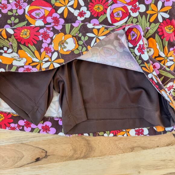 Bette & Court, Retro Floral Print Skort, Activewear, Golf Skort Skirt, Women's 4 - Picture 2 of 8